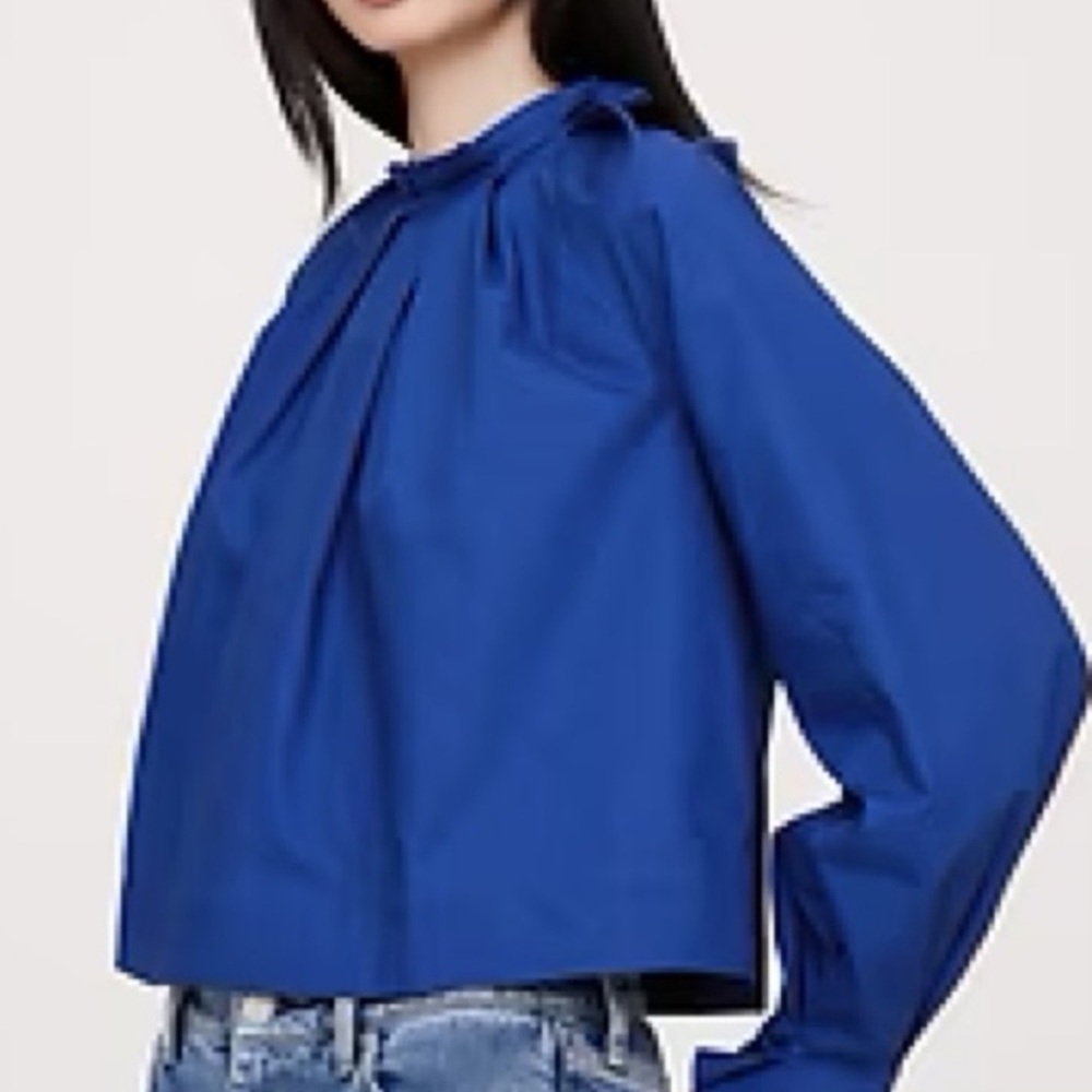 Banana Republic Cotton Poplin Top XS